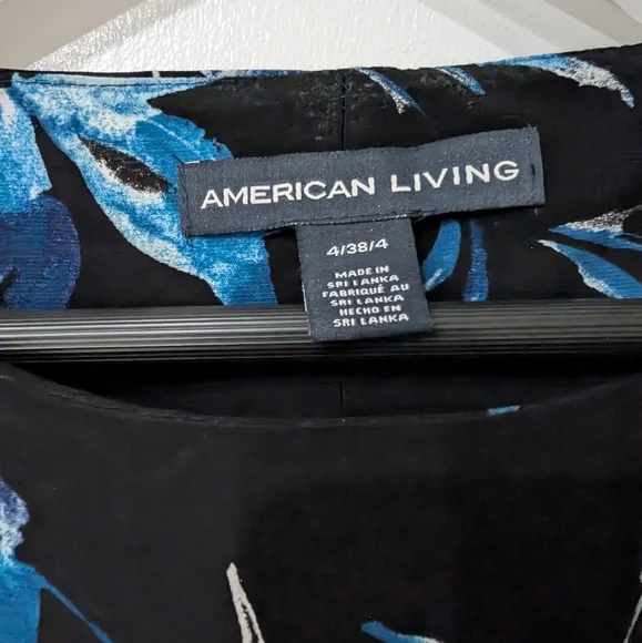 American living black and blue dress - Picture 4 of 4